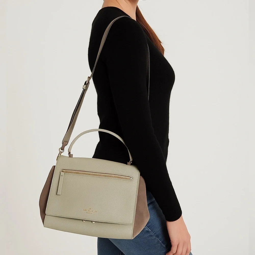 Kate Spade beige and Brown Women's Bag
